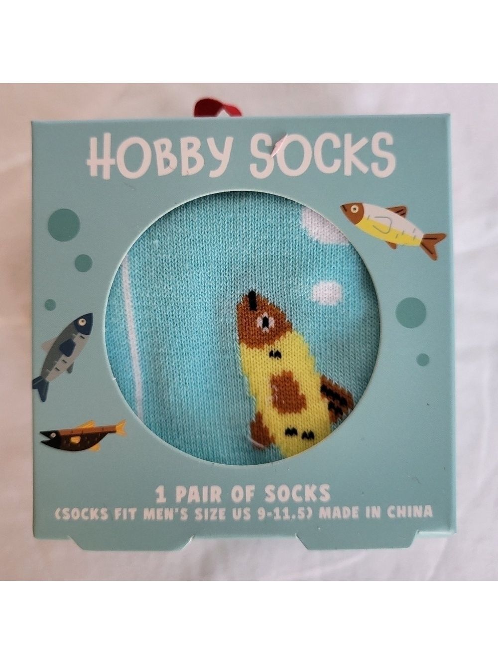 NIB Hobby Socks Lucky Fishing Men's Socks